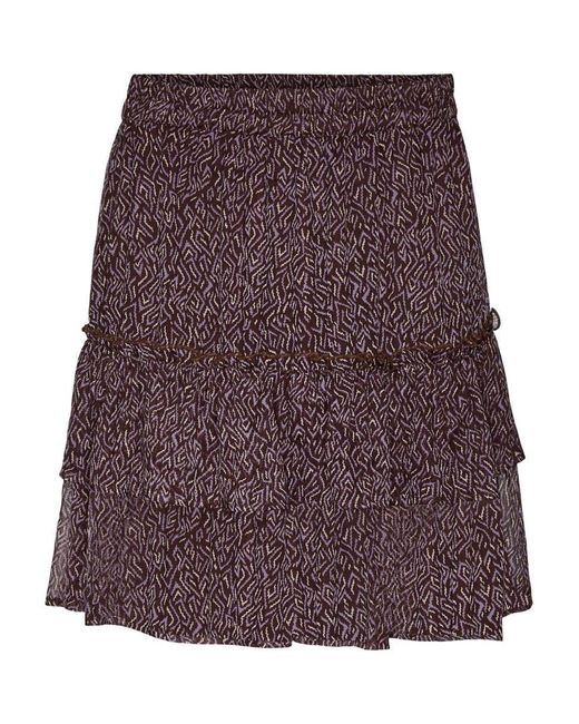 Vero Moda Purple Female Skirt Vmkaya Fall Hw Mini Skirt Wvn