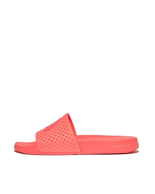 Fitflop Pink Iqushion Arrow Pool Slides Sandal