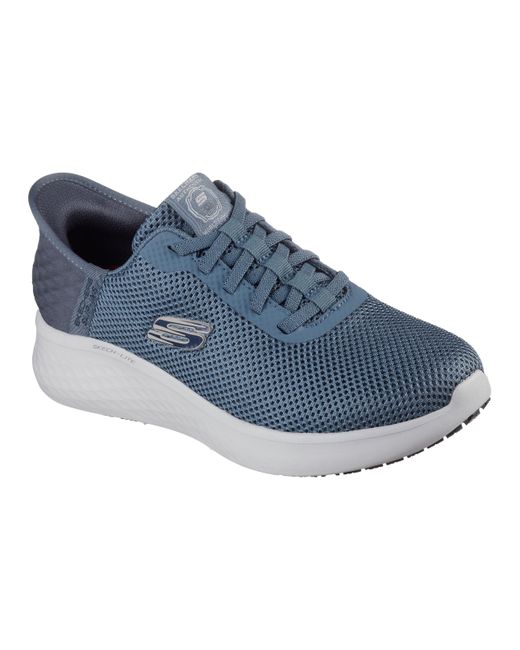 Skechers Blue Skech-lite Pro Hands-resistant Health Care Sneaker