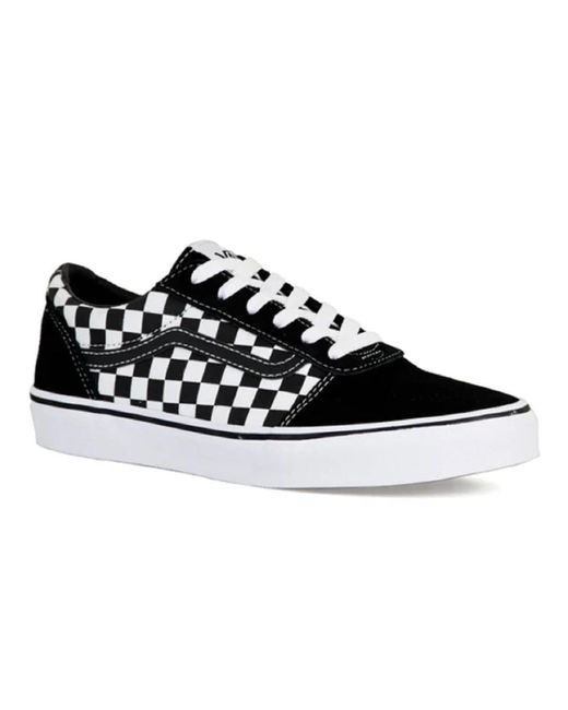 Vans Milton Checkered Black/true White Trainers Sneakers Shoes Uk 9 for men