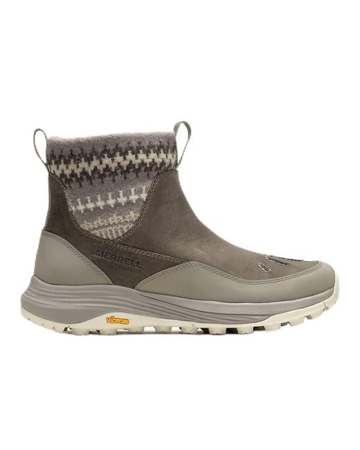 Merrell Siren Thermo Chelsea Winter Boots in Grey Lyst UK