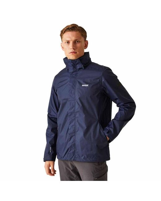 Regatta Blue S Ballymore Full Zip Waterproof Jacket for men