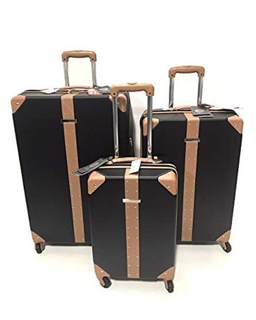 Vince Camuto Black Laurra Luggage Set ...