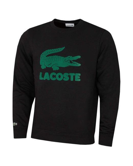Lacoste Green Sh2167 Sweatshirt for men