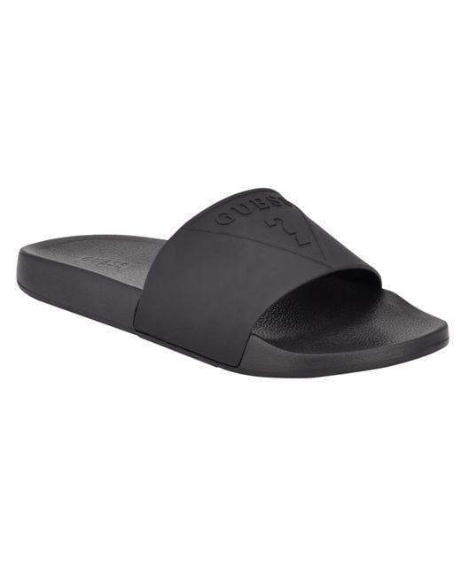 Guess Black Estol Slide Sandal for men