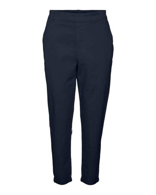 Vmmaya MW Pantaloni Larghi in Cotone di Vero Moda in Blue