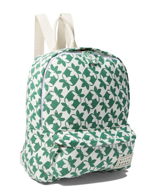 Billabong Green Mama Mini Canvas Backpack