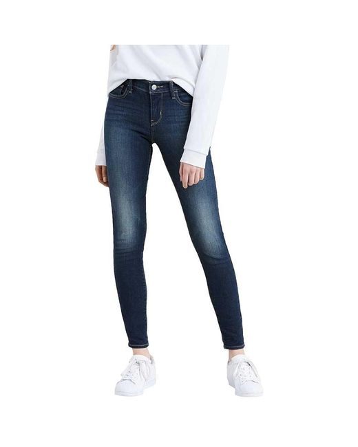 Levi's Denim ® 710 Super Skinny W Jeans Wandering Mind in Blau | Lyst DE
