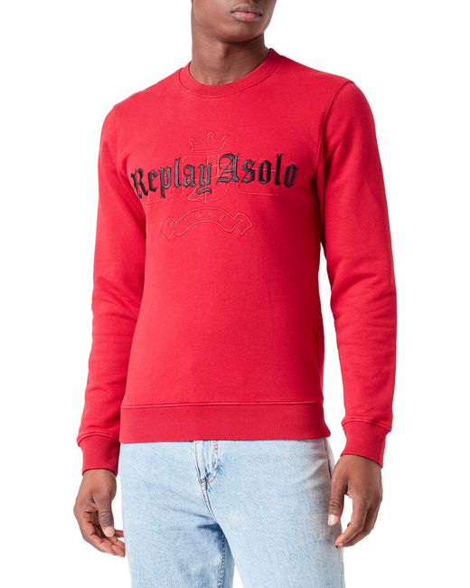 Replay Red M6273 Sweatshirt for men