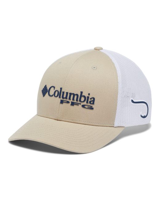 Columbia Natural 's Pfg Logo Mesh Ball Cap-high