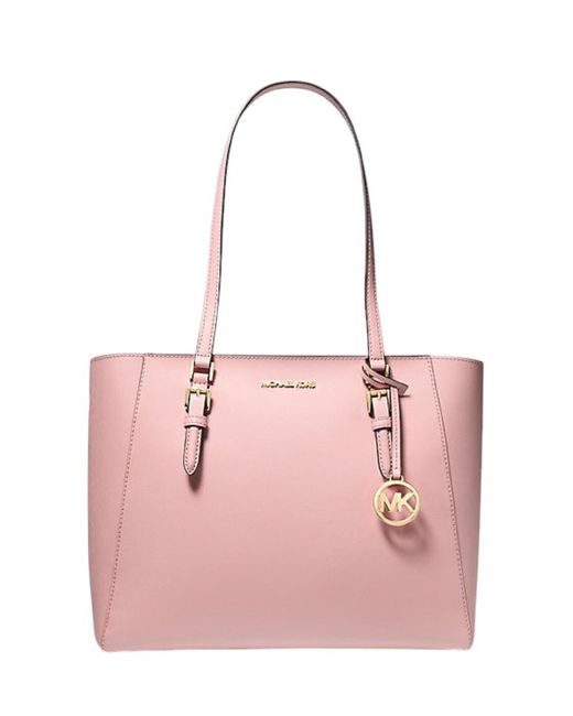 Borsa grande 3 in 1 con logo di Michael Kors in Pink