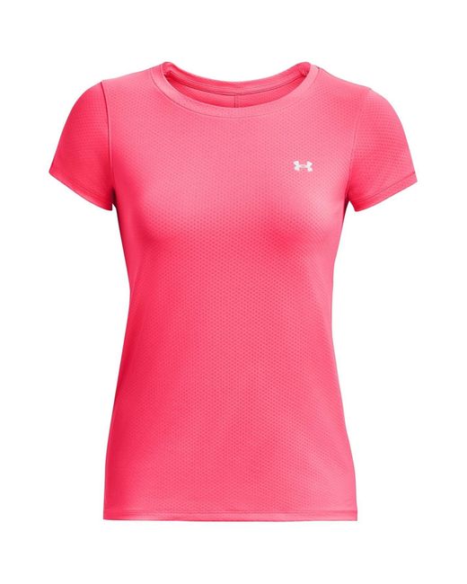 Under Armour S Short-sleeves Ua Hg Armour Ss in het Pink