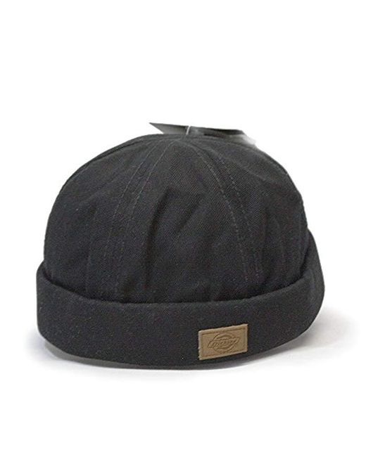 Dickies Canvas Docker Cap in Black for 