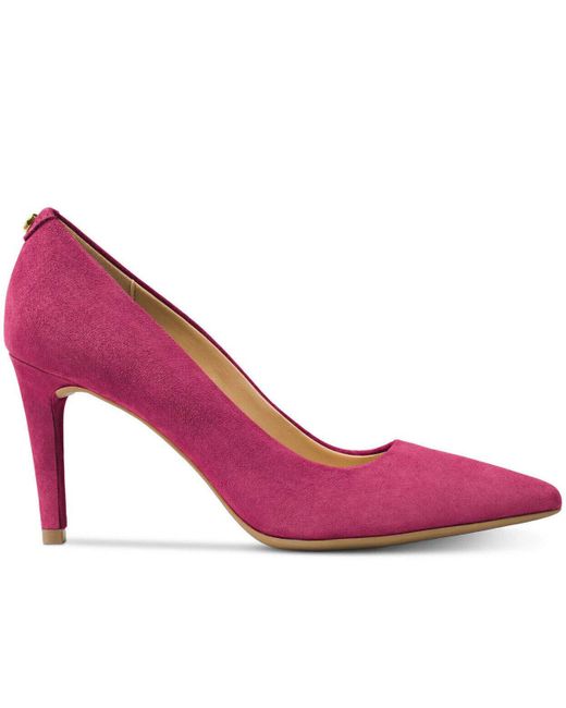 Michael Kors Pink S Dorothy Fabric Pointed Toe Classic