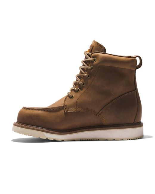 Timberland Brown Pro 6 Inch Moc-toe Industrial Wedge Work Boot for men