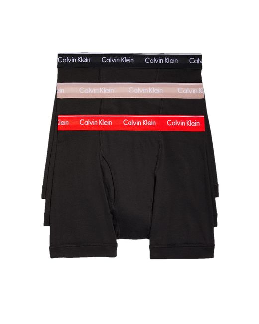 Calvin Klein Black Cotton Classics 3-pack Boxer Brief for men