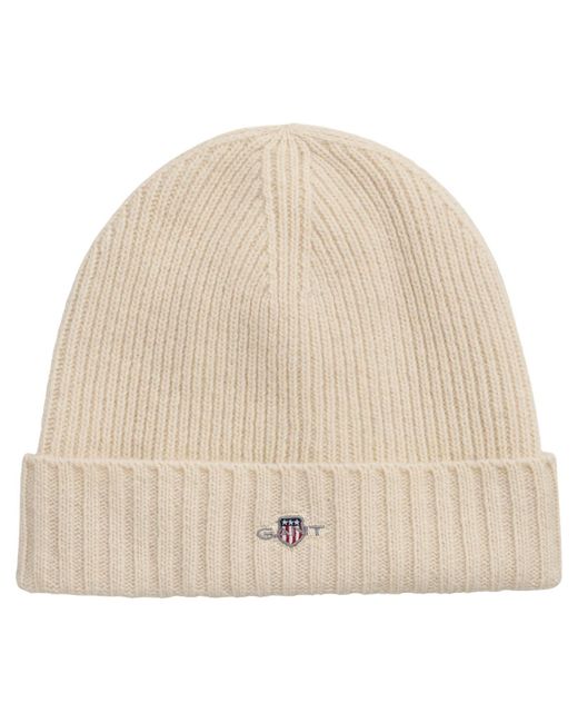 Gant Natural Beanie mit Wolle