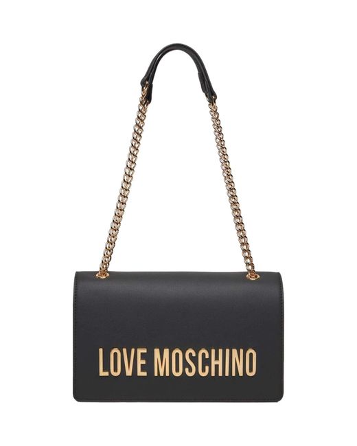 Love Moschino Black Schultertasche Schwarz Einheitsgröße