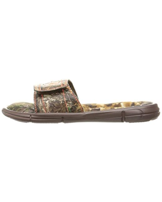 under armour ignite camo slides