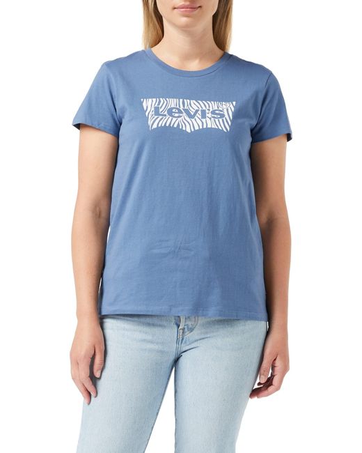 The Perfect Tee T-Shirt Sunset Blue Levi's