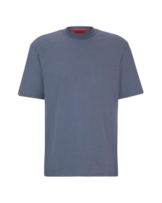 HUGO T-Shirt DAPOLINO Relaxed Fit in Blue für Herren