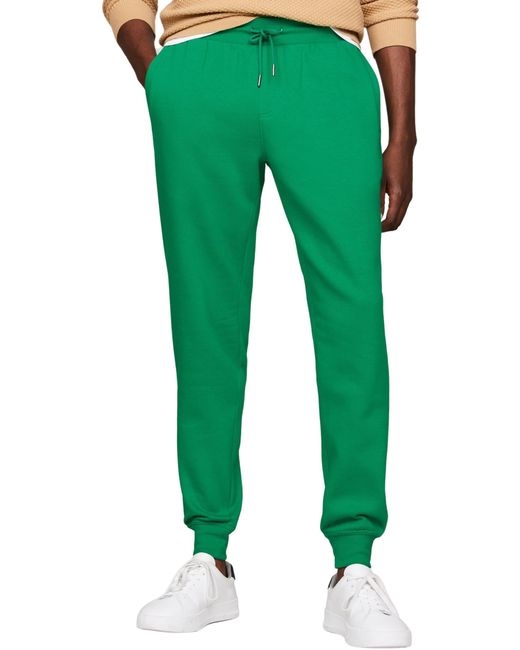 Tommy Hilfiger Vlag Logo Joggingbroek Olympisch Groen Xs in het Green voor heren