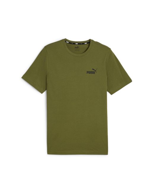 Camiseta Con Logotipo Pequeño Essentials Para Hombre PUMA de hombre de color Green