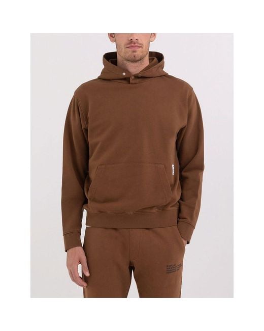 M6702a Felpa con Cappuccio di Replay in Brown