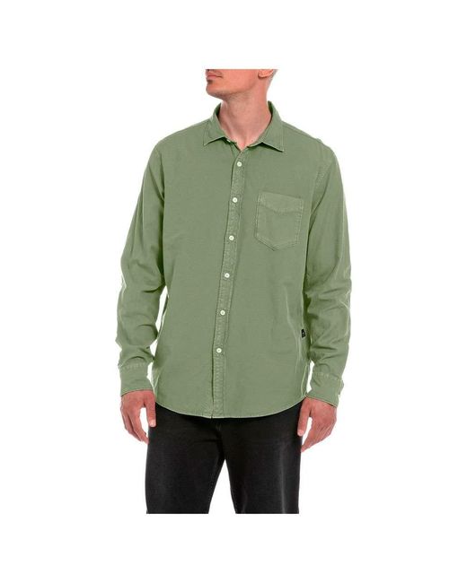 Replay Green M4106 Shirt for men