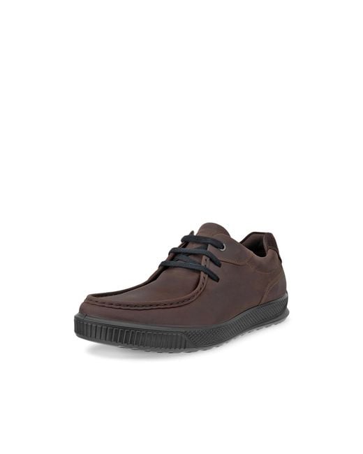 Ecco Brown Byway Moc Toe Tie Sneaker for men