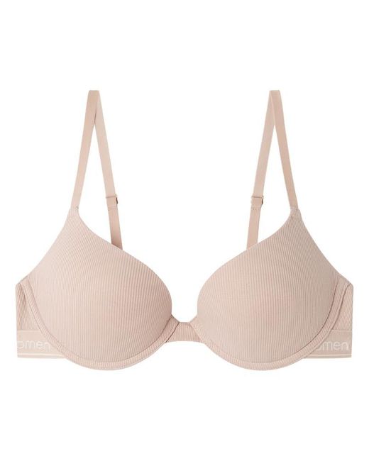 Sujetador Push Up Gorgeous Algodón Bra Women'secret de color Natural