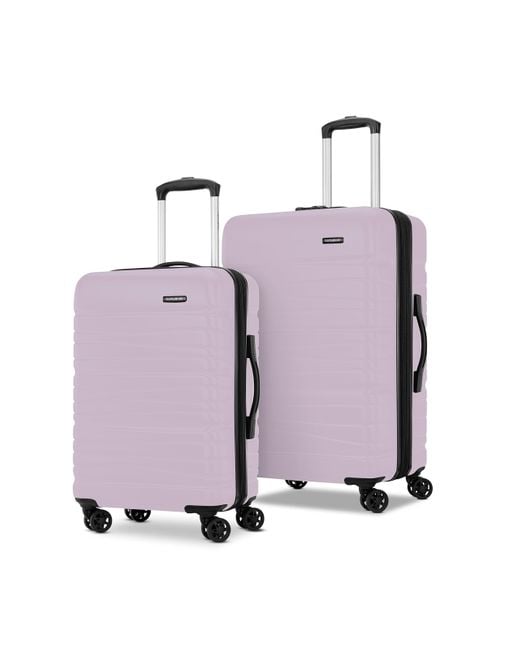 Samsonite Purple Evolve Se Hardside Expandable Luggage With Double Spinner Wheels