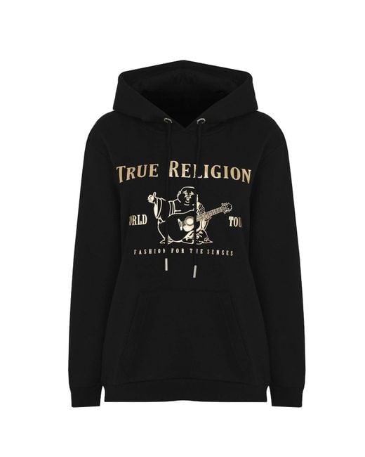 True Religion Black Buddha Oth Hoodie