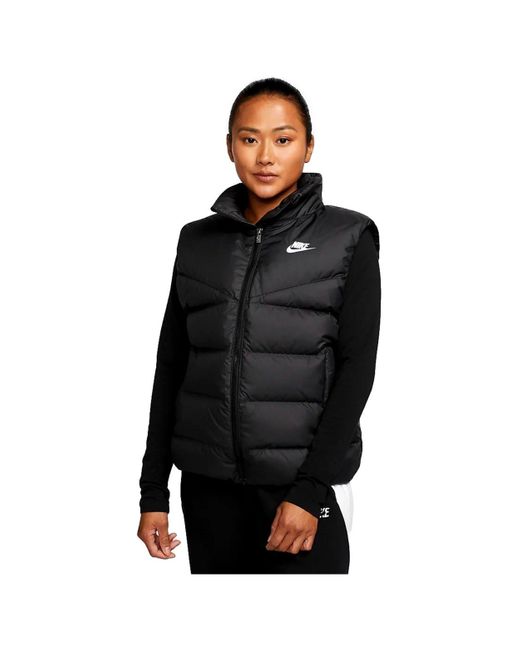 Nike Sportswear Therma-fit Windrunner Down Vest Black Dq6896-010 Size M