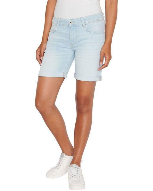 Pepe Jeans Blue Slim Short Mw