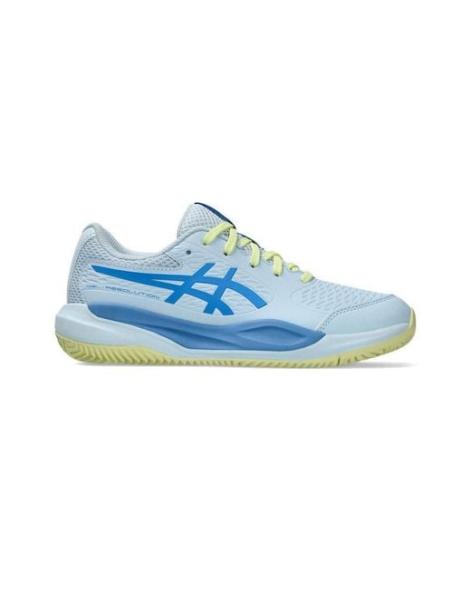 Gel-Resolution X GS Clay di Asics in Blue da Uomo