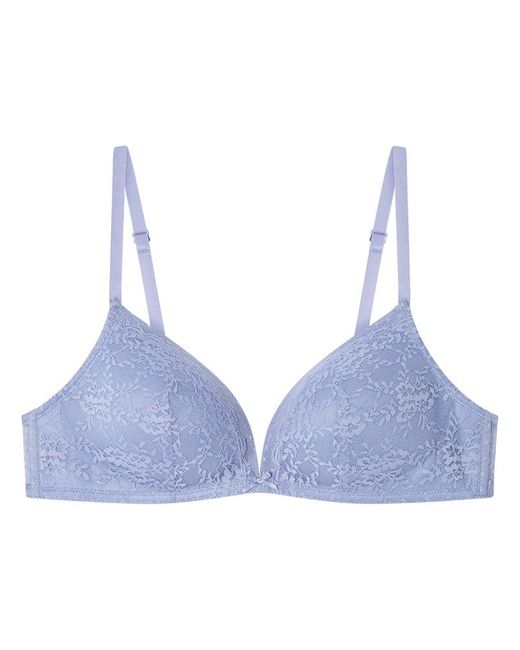 Triangular Padded Helankas Word Sujetador Women'secret de color Blue