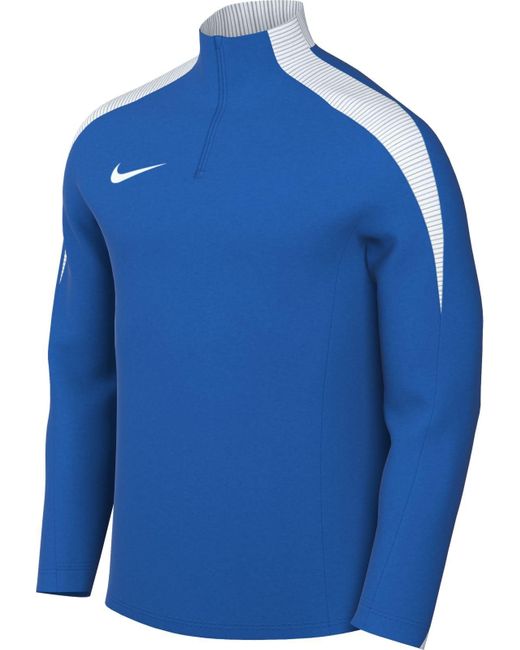 Nike M Nk Df Strk24 Drill Top K Top Met Lange Mouwen Voor in het Blue voor heren