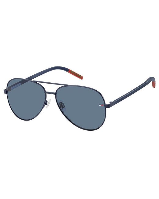Tommy Hilfiger S Aviator Sunglasses - Blue Sunglasses - Sunglasses - Accessories - Blue Glasses - Matte