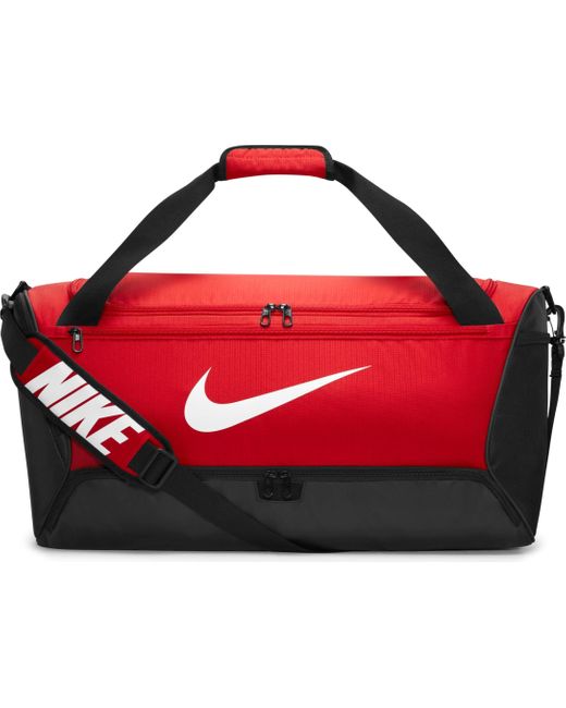 Nike Brasilia 9.5 Training Duffel Bag In Rood/universiteit Rood Polyester in het Red voor heren