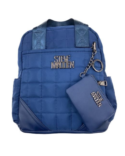 Steve Madden Blue Brosie Backpack