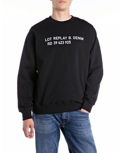 Replay Abbigliamento Uomo Felpa Con Cerniera Replay Uomo 100