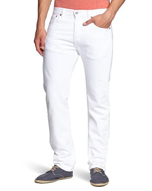 Levi's 501 S Original Fit Straight Jeans,white (optic White 0651)-w31/l34  for Men | Lyst UK