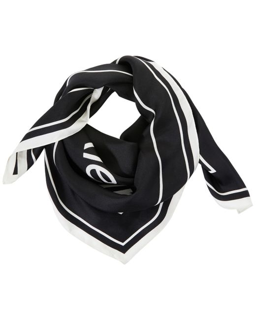 Calvin Klein Ny Silk Bandana 70x70 Schals in Schwarz | Lyst DE
