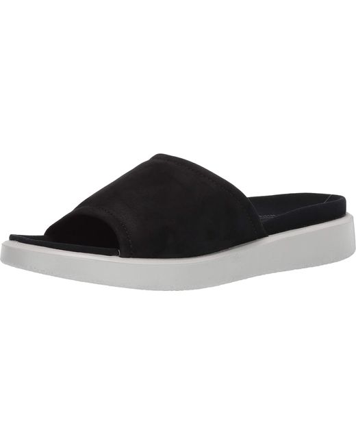 Yuma Slide Sandal di Ecco in Black