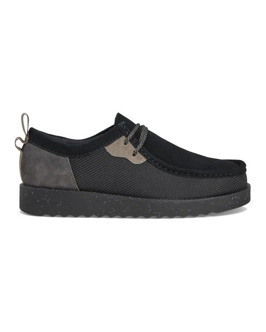 Clarks S Wallabee Ftr 2 Lo Suede Black Combi Shoes 7.5 Uk for men