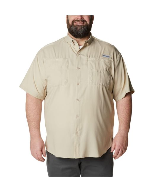 Columbia Natural S Pfg Tamiami Ii Short Sleeve Fishing Shirt for men