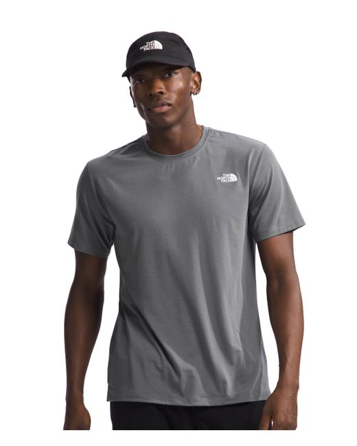 The North Face Gray Short Sleeve Wander Tee for men