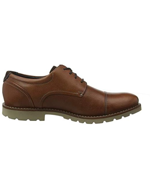 rockport channer cap toe oxford