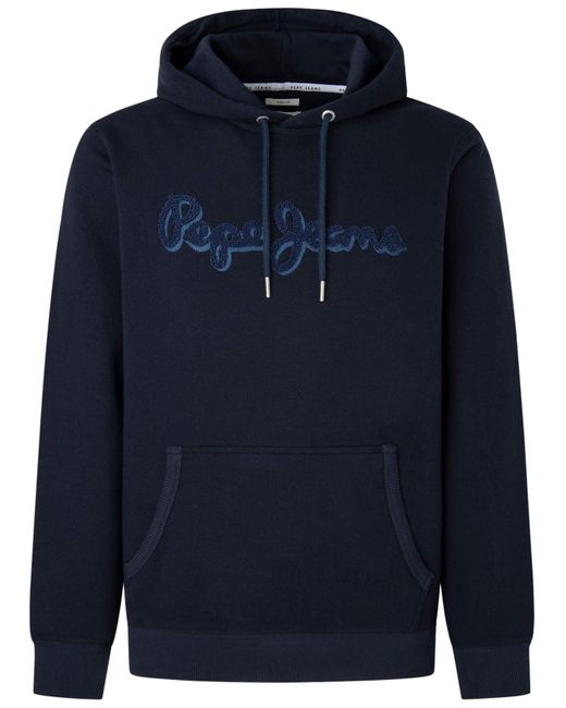 Ryan Hoodie Hooded Sweatshirt Pepe Jeans de hombre de color Blue